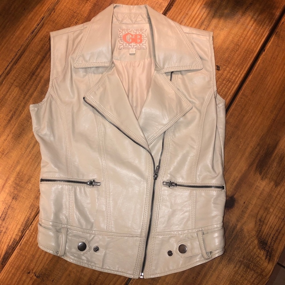 Gianni Bini Leather Vest